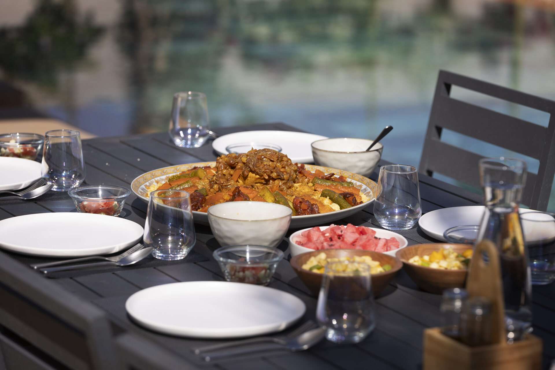 VILLA TIARE MARRAKECH location villa repas